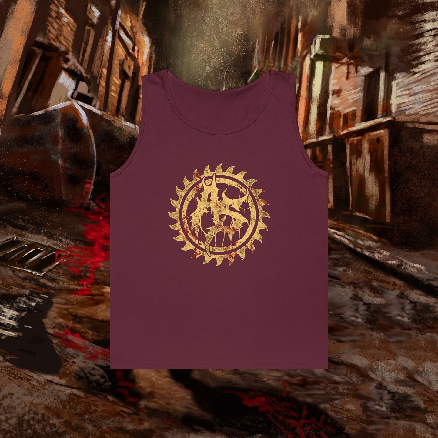 Abortion Survivor Sawblade Sigil Tank Top