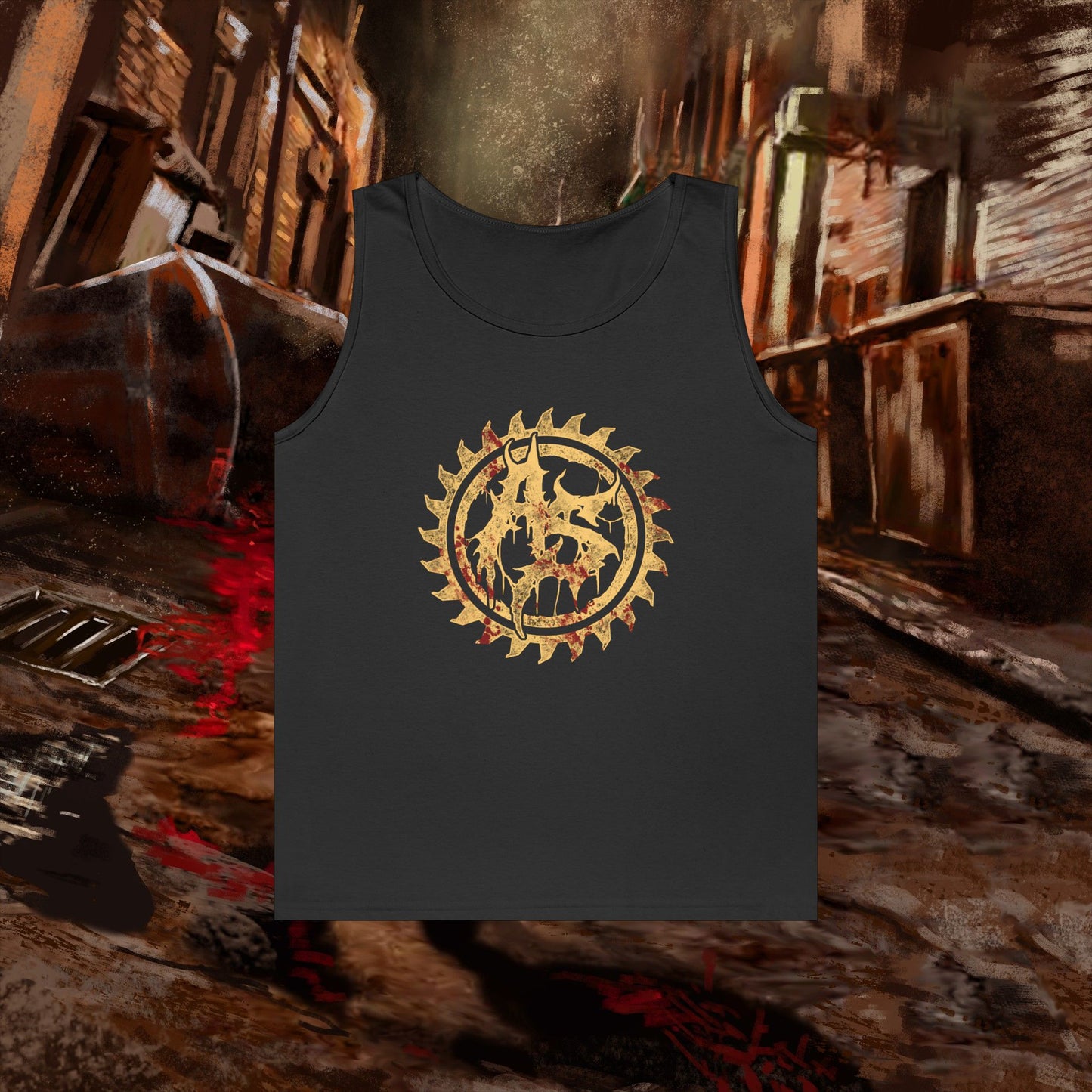 Abortion Survivor Sawblade Sigil Tank Top