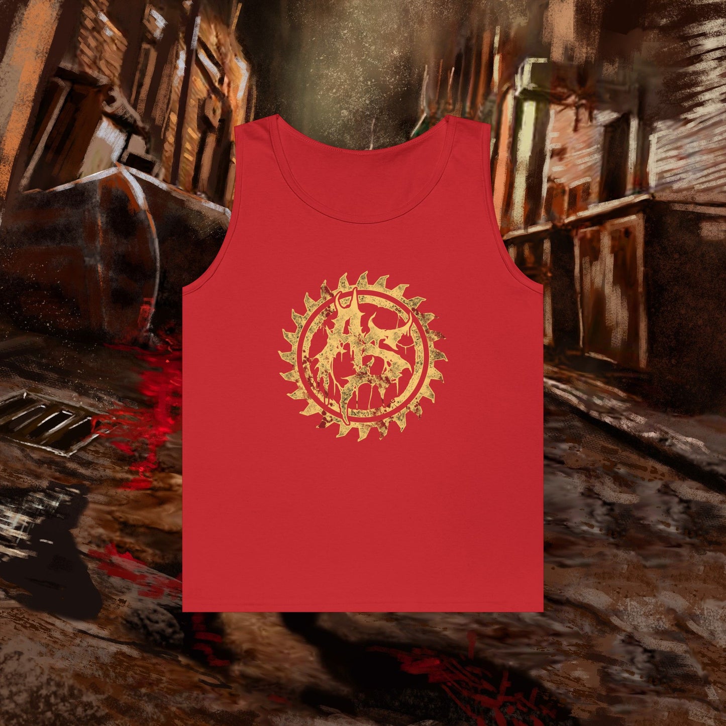 Abortion Survivor Sawblade Sigil Tank Top
