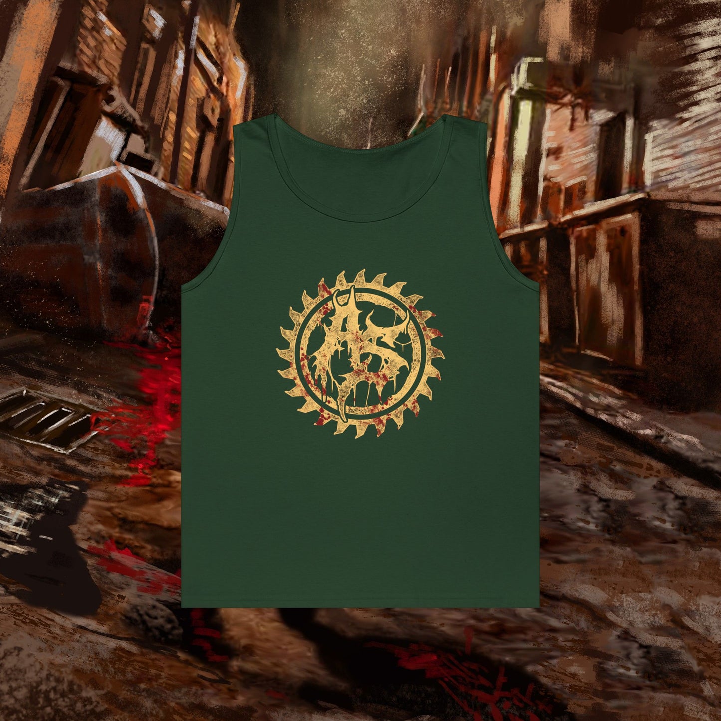 Abortion Survivor Sawblade Sigil Tank Top