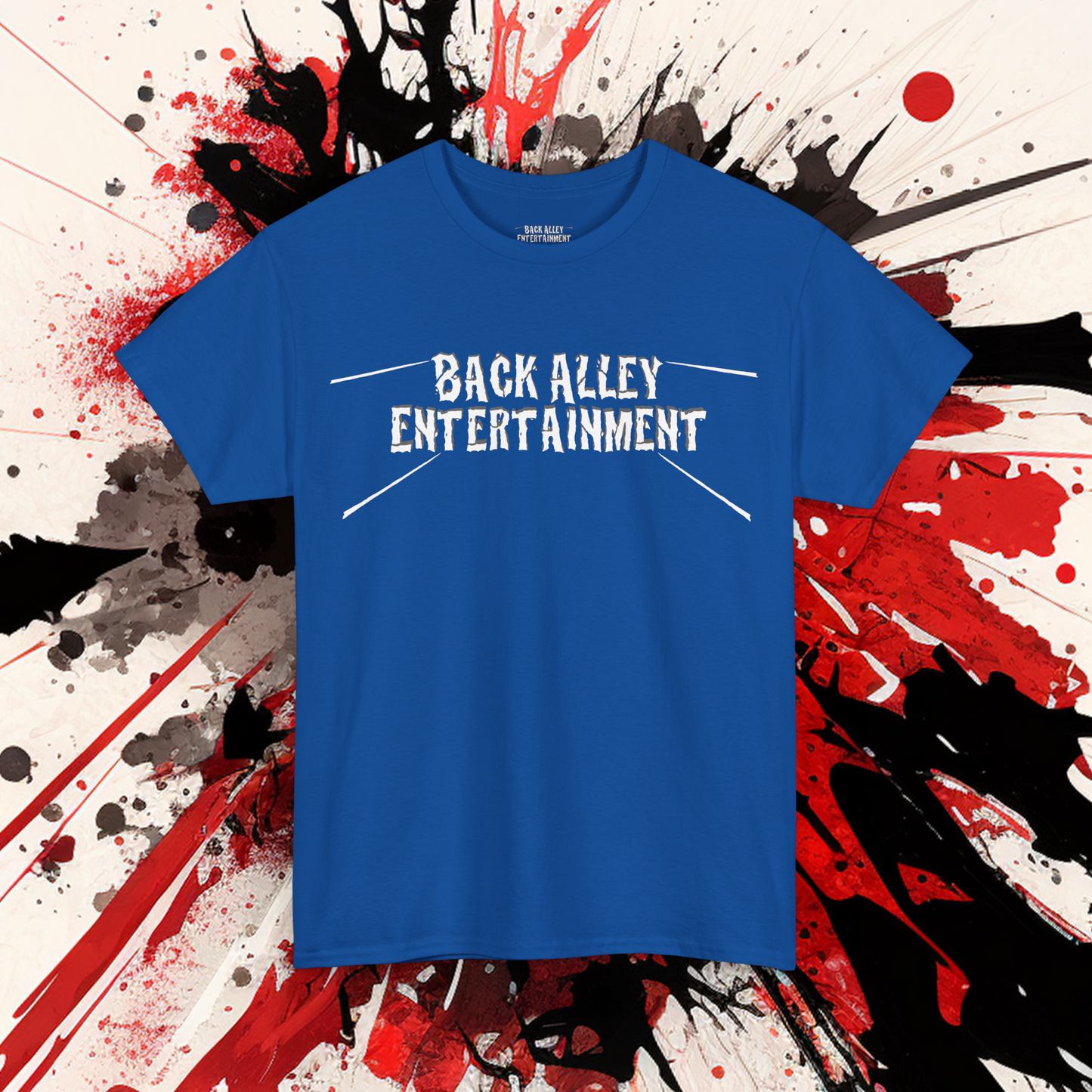 Back Alley Entertainment White Logo T-Shirt