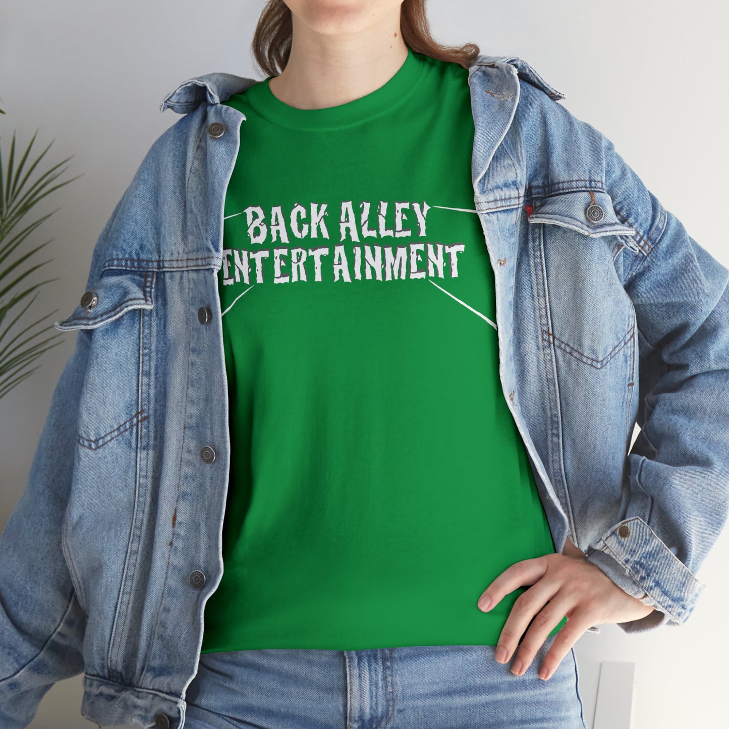 Back Alley Entertainment White Logo T-Shirt