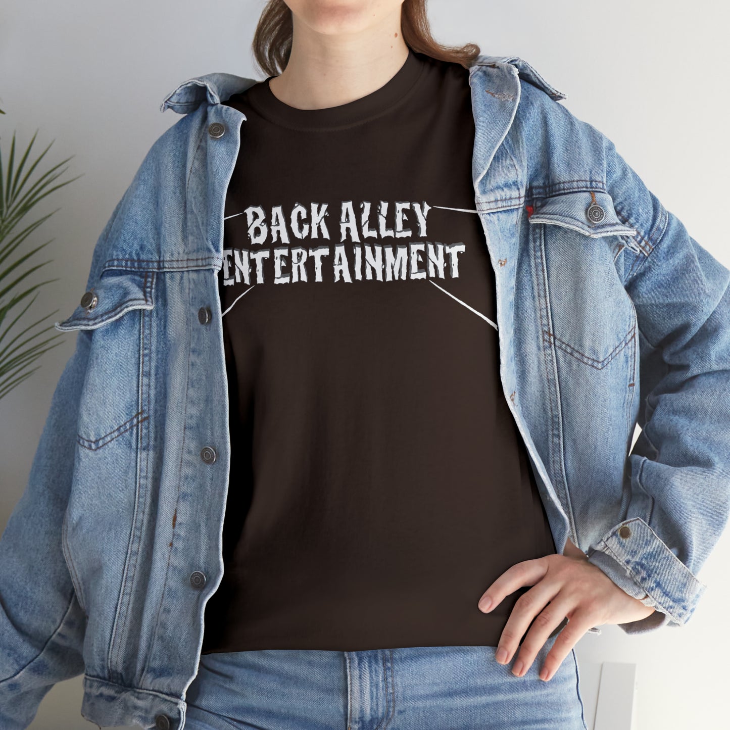 Back Alley Entertainment White Logo T-Shirt