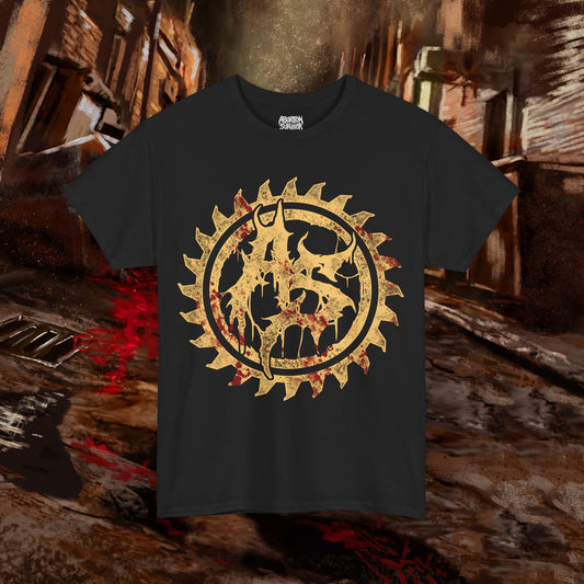 Abortion Survivor Sawblade Sigil T-Shirt