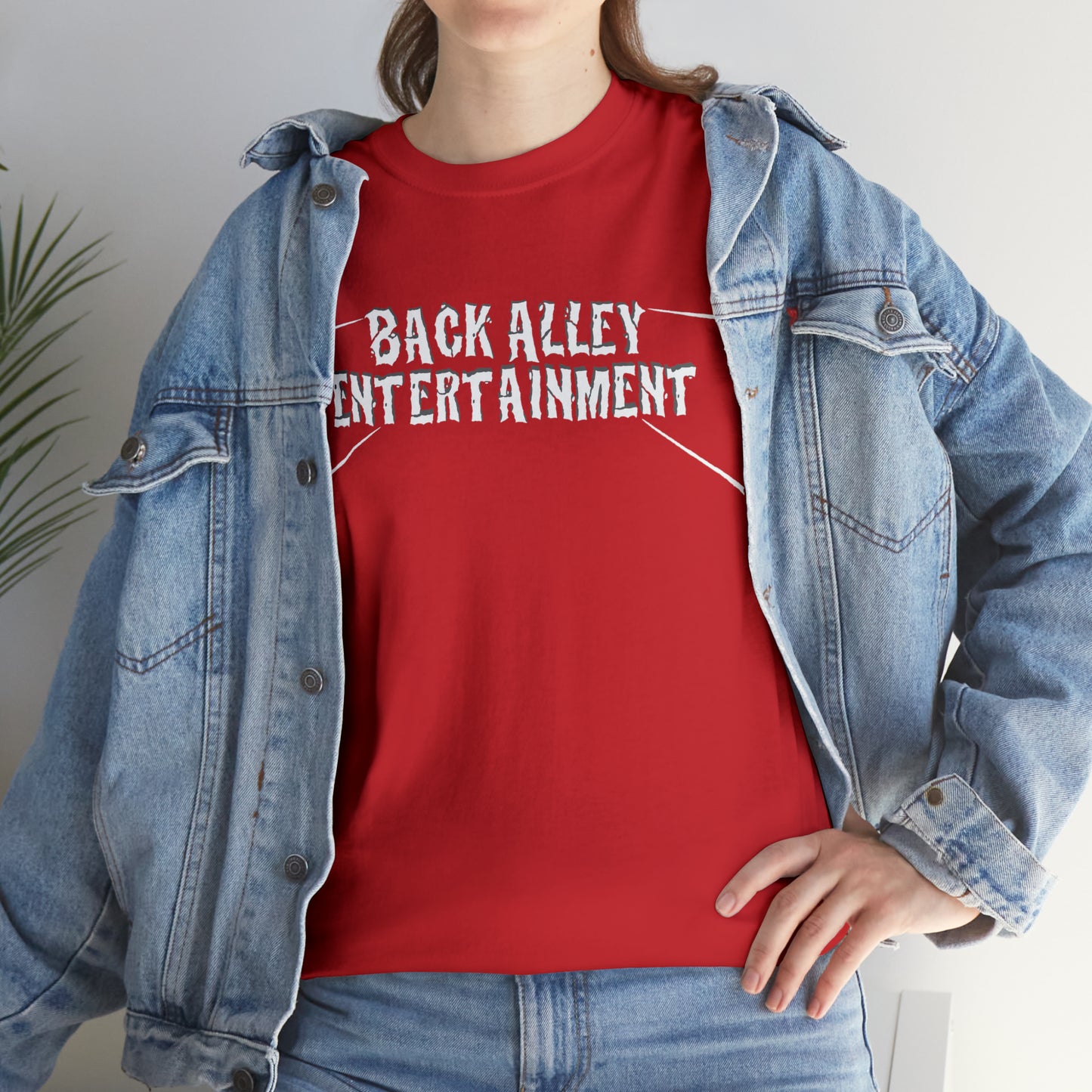 Back Alley Entertainment White Logo T-Shirt