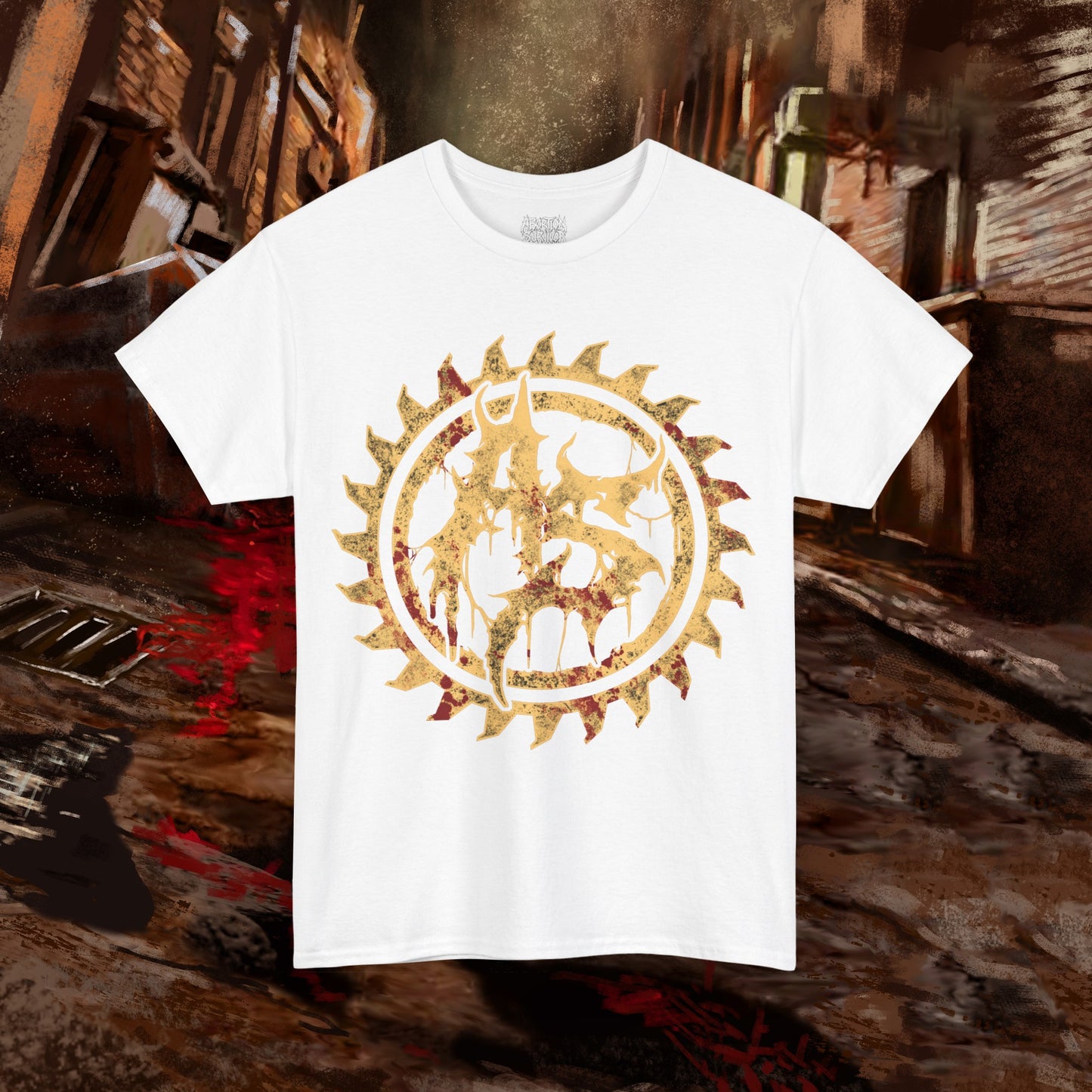 Abortion Survivor Sawblade Sigil T-Shirt